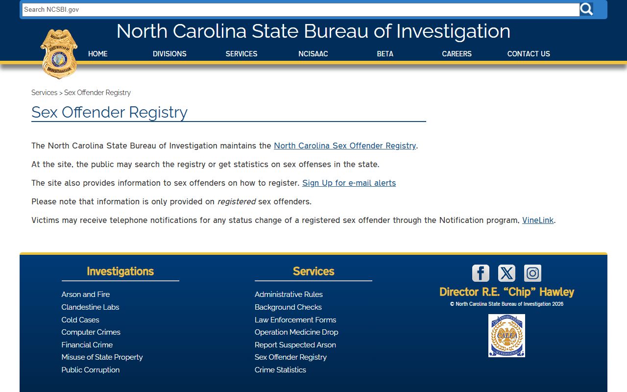 Avery County arrest records and court charges NC SBI registry source