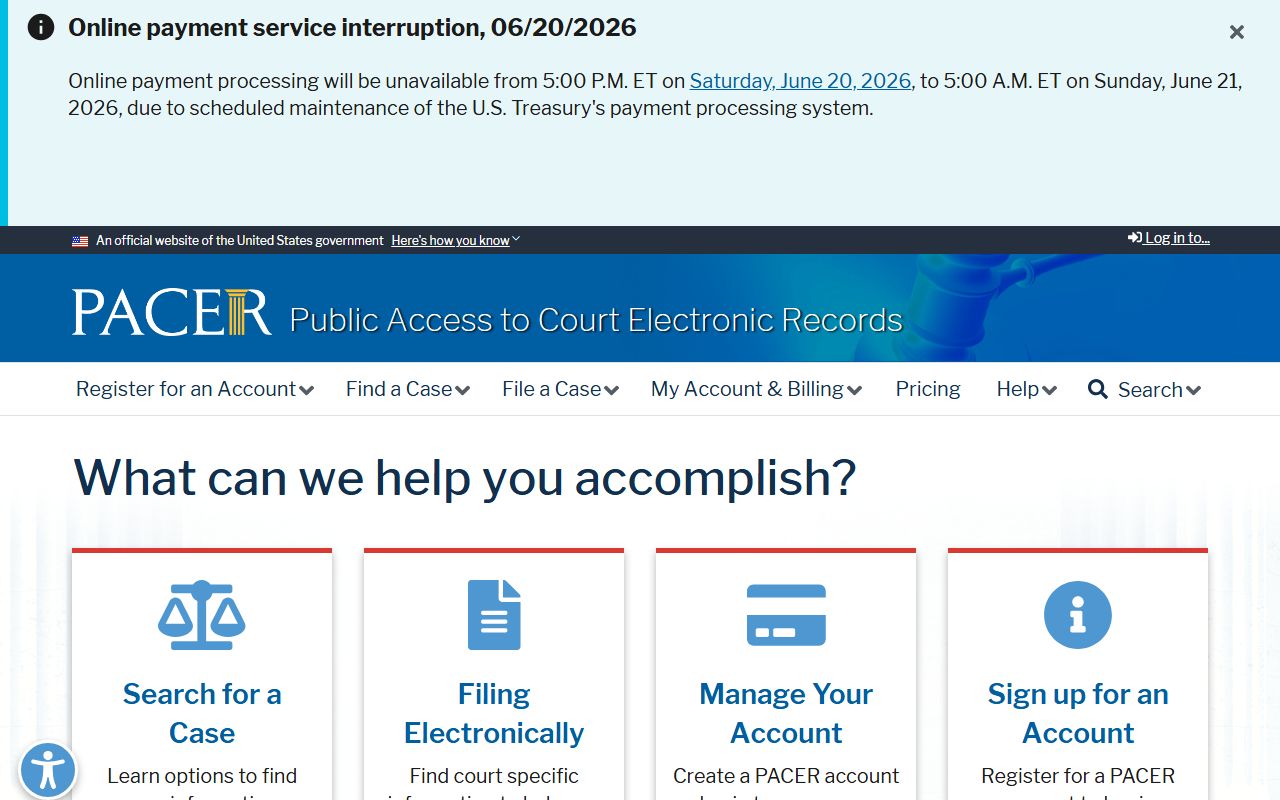 Avery County traffic court records federal PACER distinction