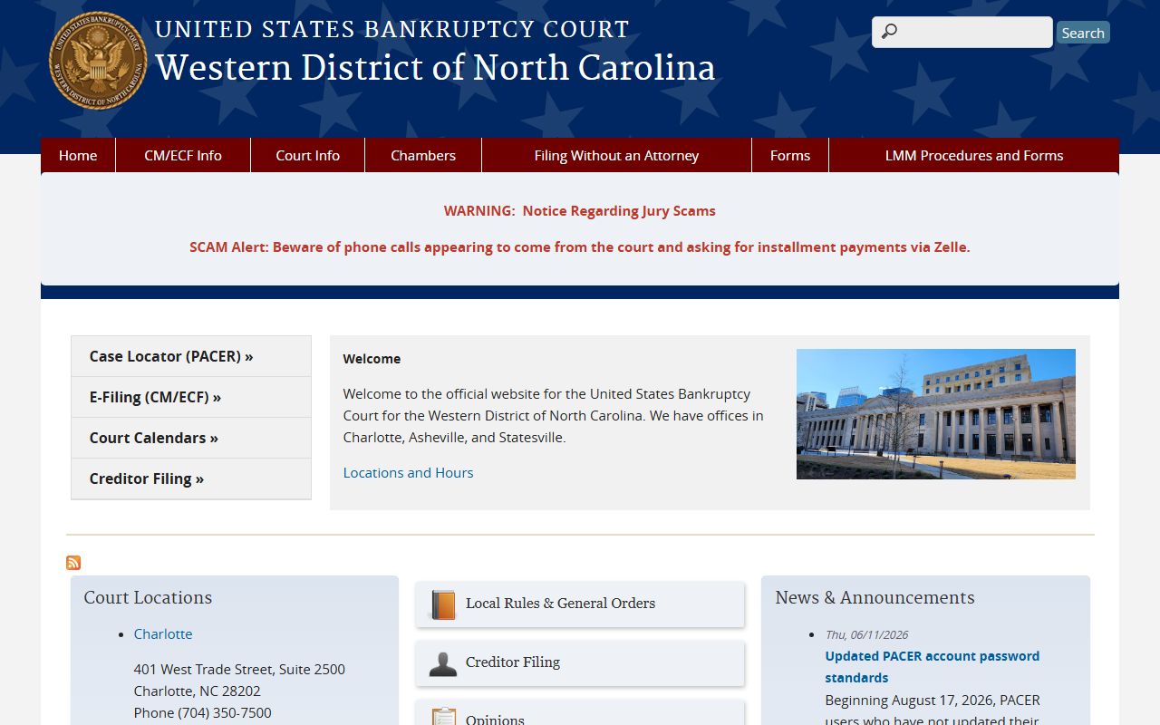 Avery County traffic court records bankruptcy court distinction